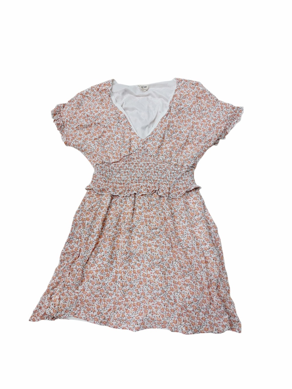 Floral Smocked Waist Dress